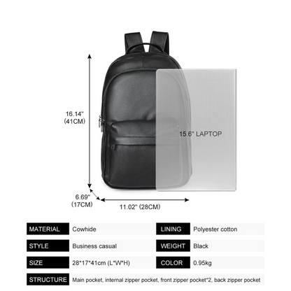 Men's Leather Backpack